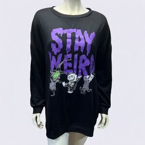 Nightmare Before Christmas 'Stay Weird' Pullover Sweater - No Flaws